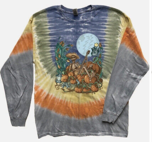 Grateful Dead Long Sleeve shirt -New Grateful Dead shirt - Long Sleeve Harvest Moon tie dye shirt -Long Sleeve Grateful Dead tie dye shirt -  Dead & Company long sleeve tie dye shirt - size small - 3XL