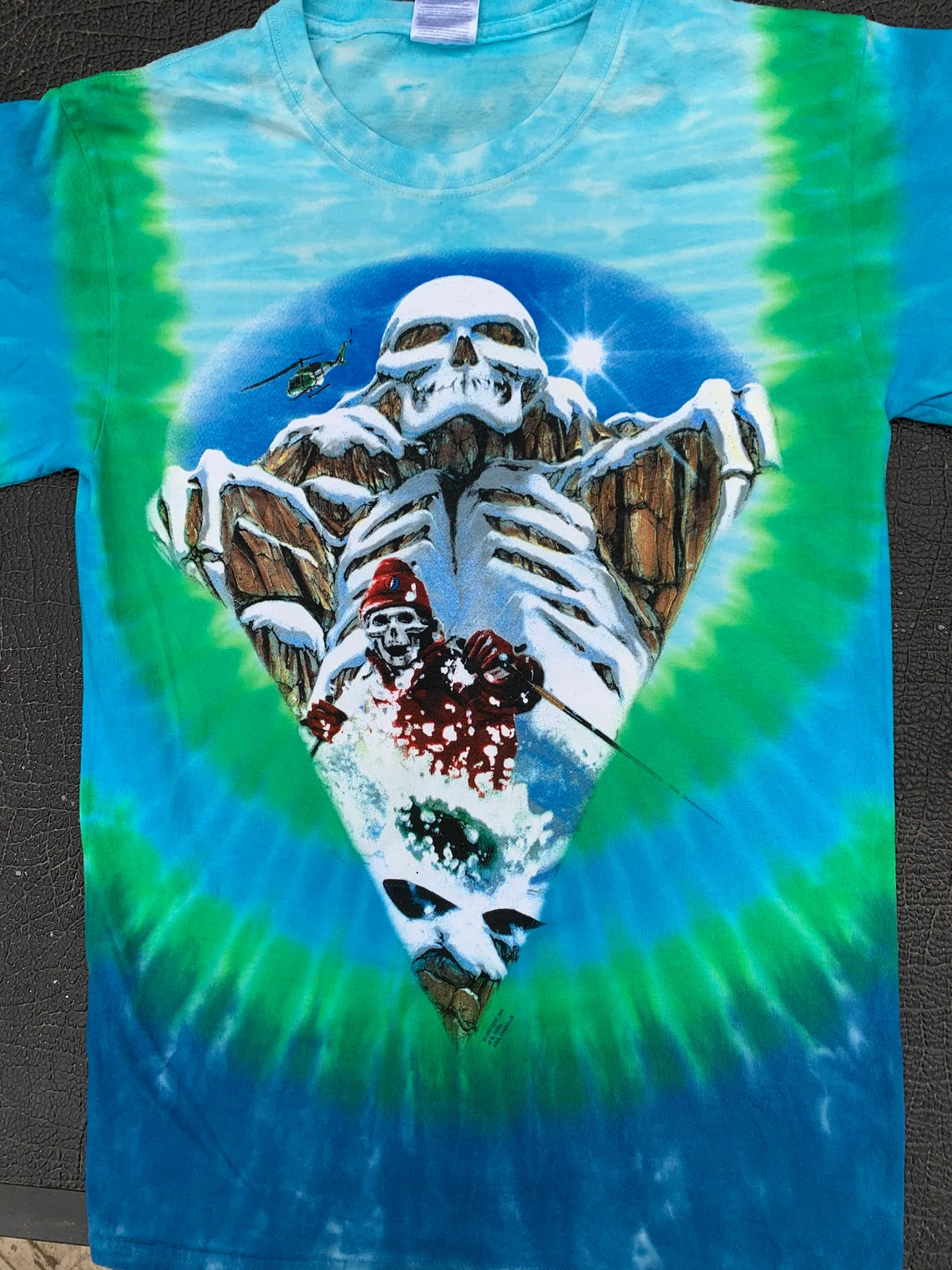 Grateful Dead Heliskier shirt - Grateful Dead Heliskiing tie dye shirt –  GratefulDeadStuff