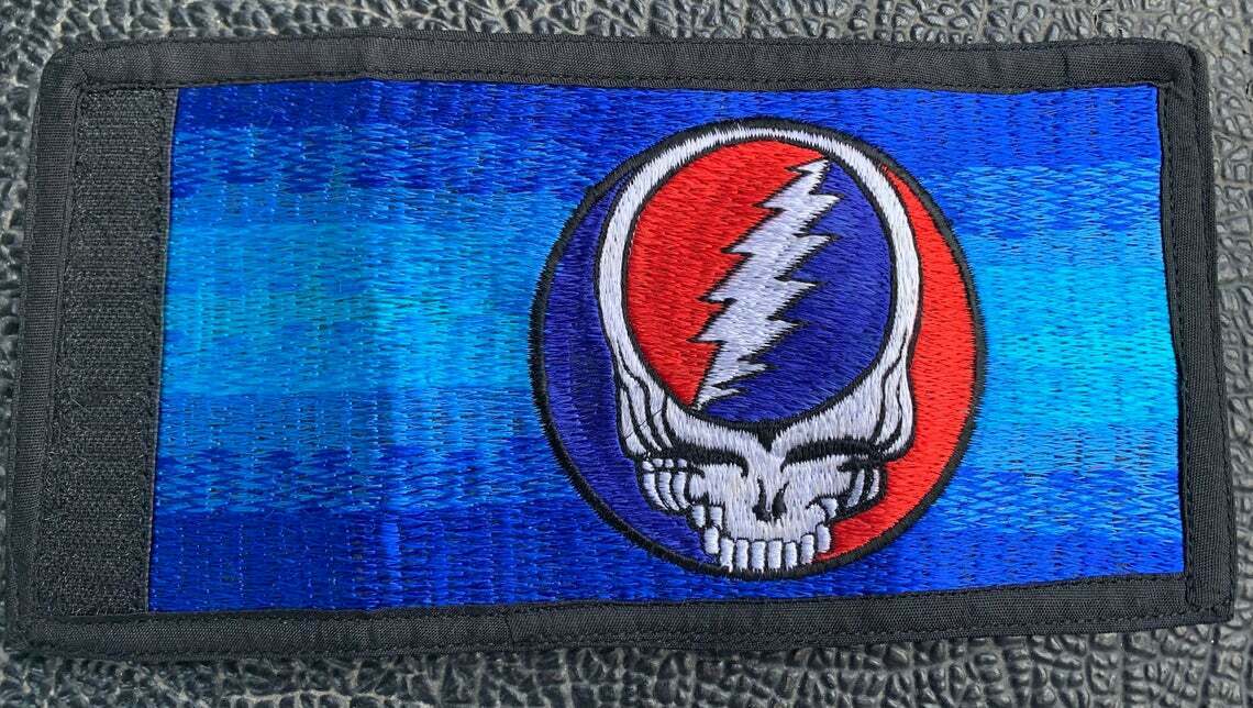 Grateful Dead Wallet - Stealie money wallet - Steal Your Face money holder - DEAD HEAD purse - Steal Your Face Wallet