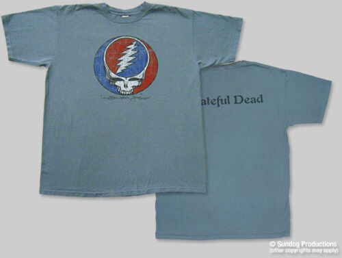 Grateful Dead Stealie shirt - Grateful Dead Steal Your Face shirt - Distressed Gray Grateful Dead tie dye shirt - Dead shirt - Dead Head shirt - Dead & Company shirt - sizes: small, medium, large, XL, 2XL, 3XL,  4XL and 5XL